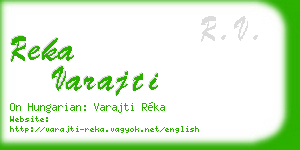 reka varajti business card